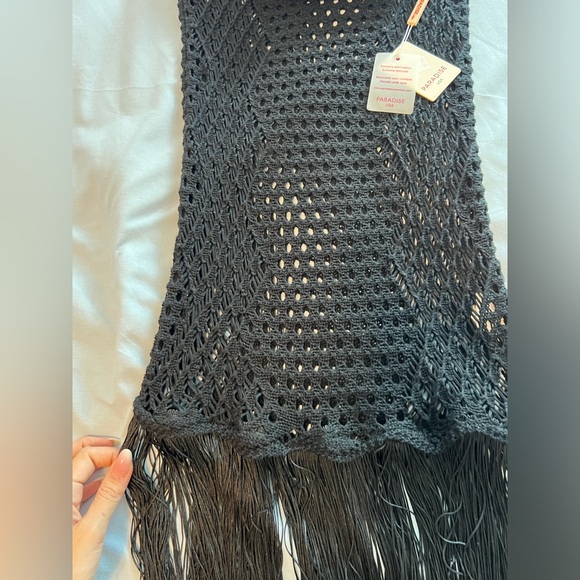 NWT KNIT BLACK SKIRT - size L - elastic fabric - brand Paradise USA - Picture 16 of 16